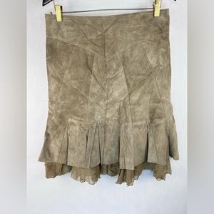 NWT Womens Brown Skirt, Anthropologie Apparel, Size 8,
